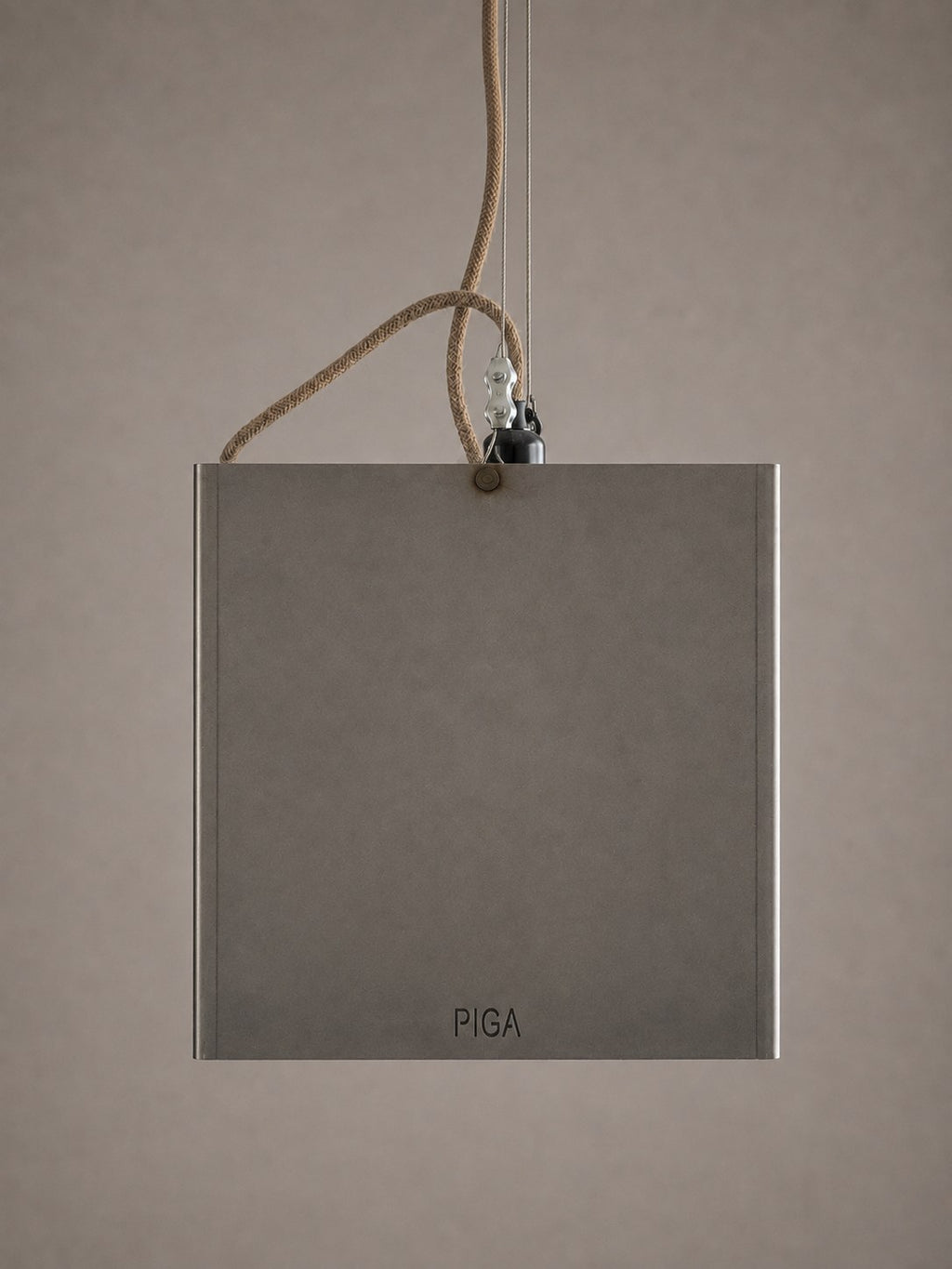 PIGA Lampskärm Stål - Taklampa L