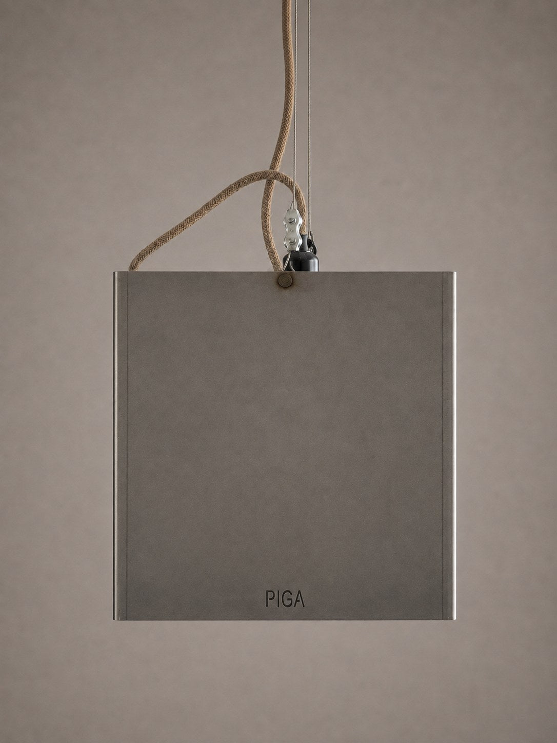 PIGA Lampskärm Stål - Taklampa L