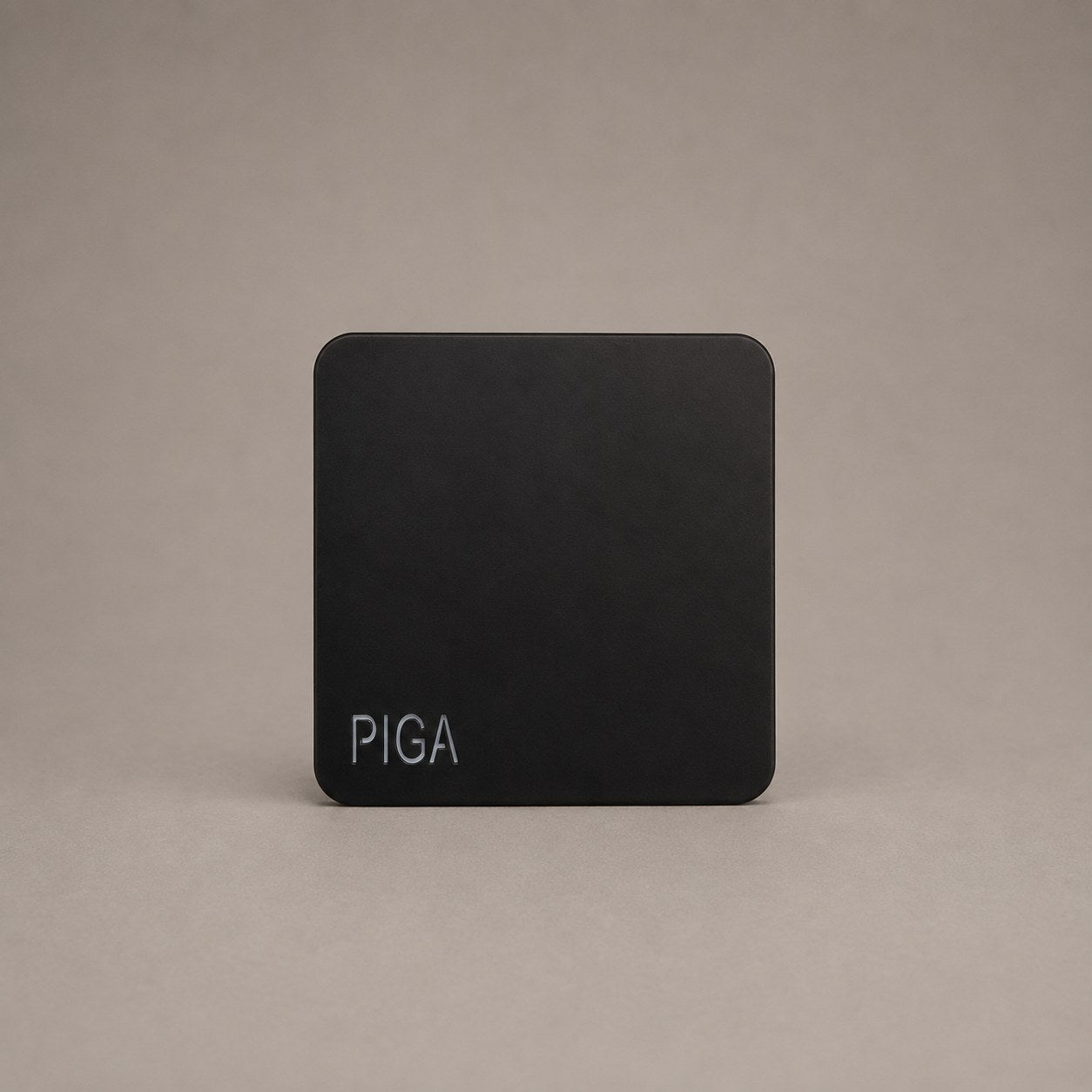 PIGA Plåtbricka Stål - 15 × 15 cm, Svart