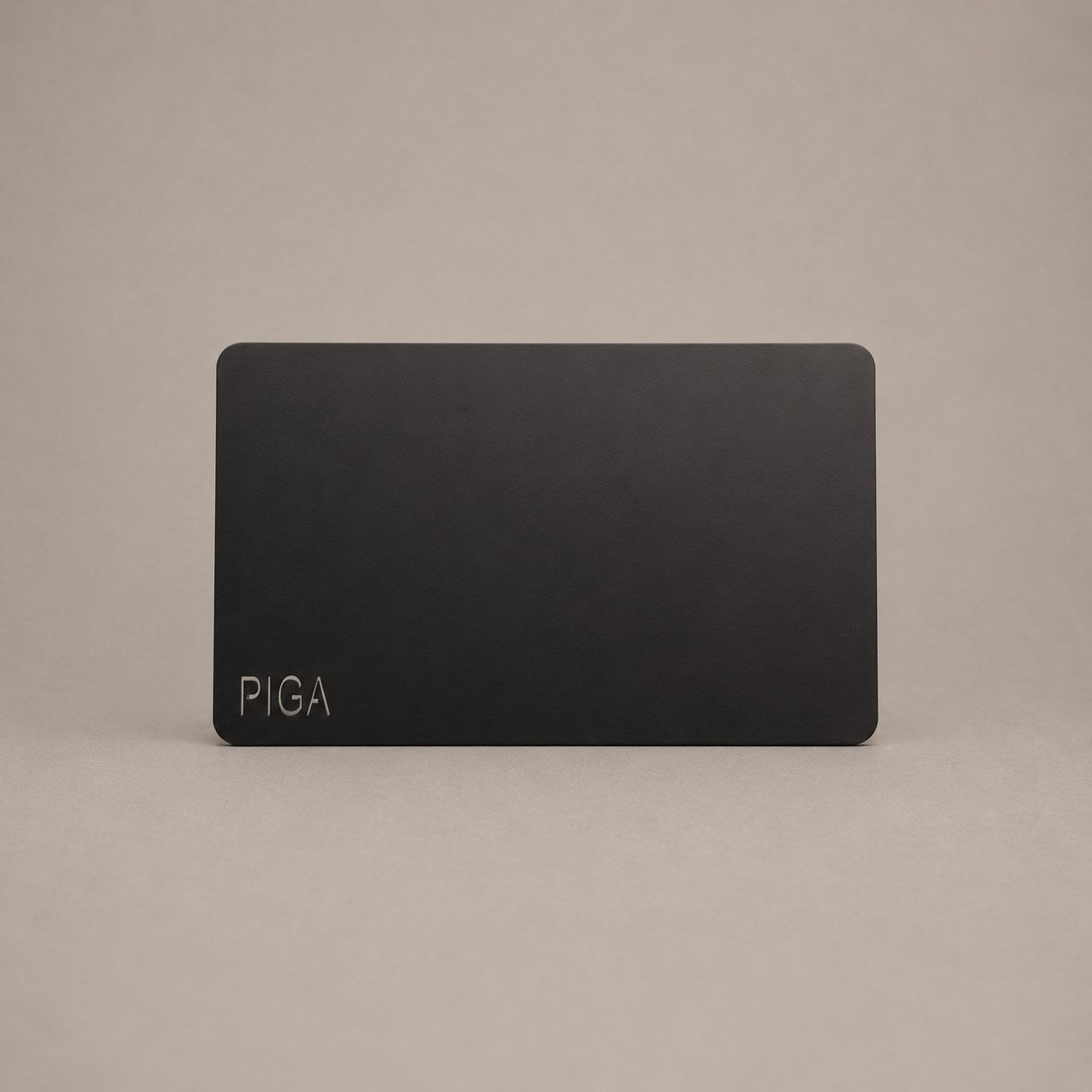 PIGA Plåtbricka Stål - 15 × 30 cm, Svart