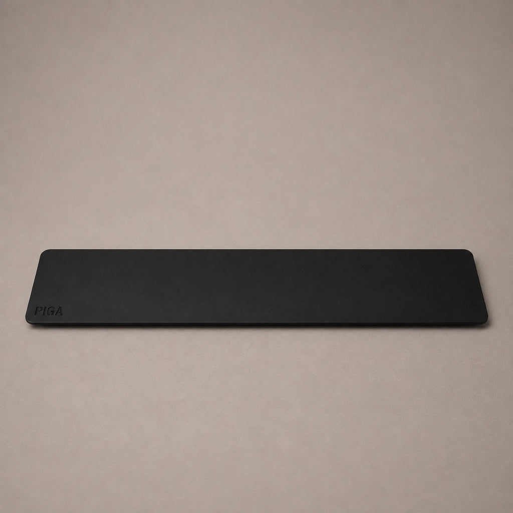 PIGA Plåtbricka Stål - 15 × 75 cm, Svart